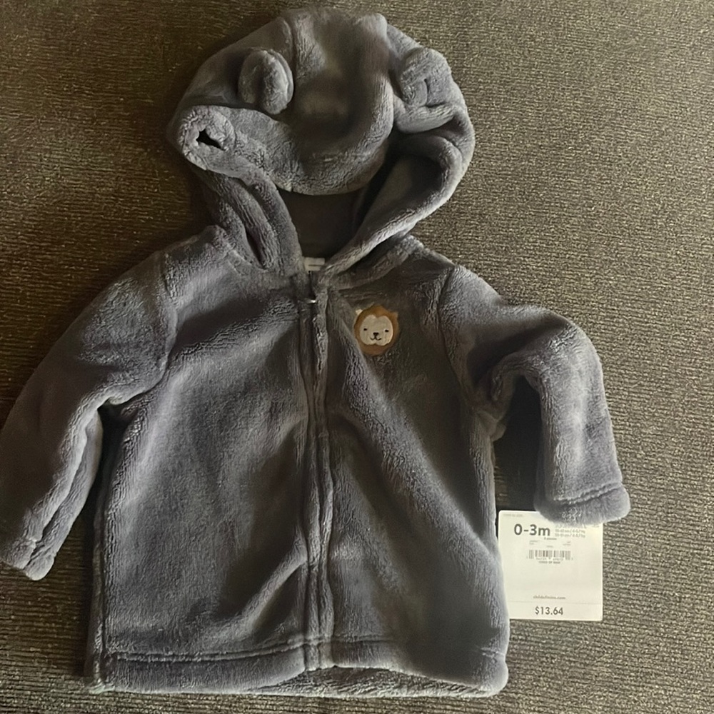 Infant fleece jacket brand new with tags